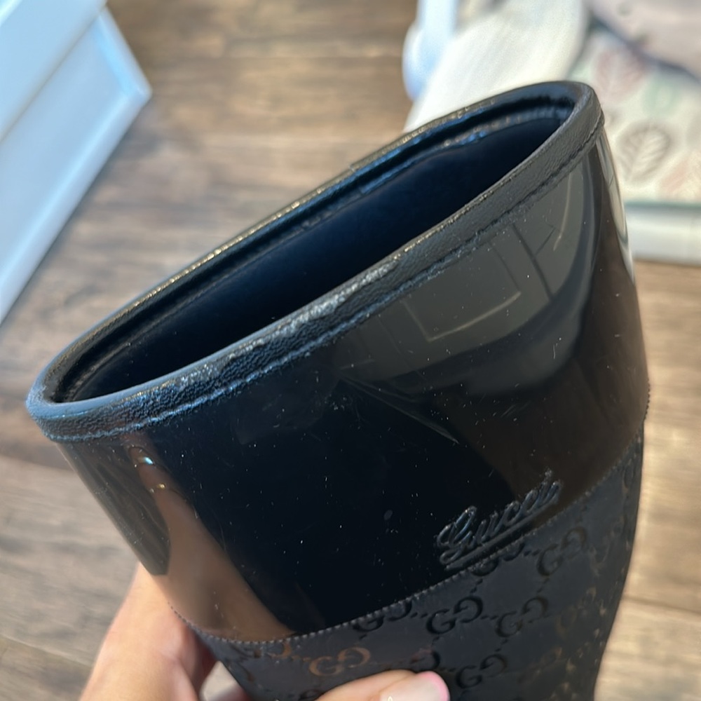 Gucci Wellington tall black rain boots - Picture 8 of 15